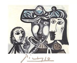 Couple et Enfant au Rameau D'Olivier Collectable Print by Pablo Picasso