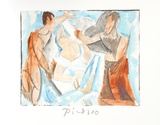 Etude de Personnages Collectable Print by Pablo Picasso