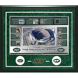 Jets Timeline Turf Collage Framed Memorabilia