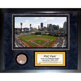 PNC Park Mini Dirt Collage Framed Memorabilia