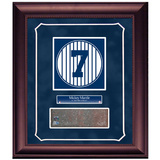 Mickey Mantle Retired Number Monument Park Brick Slice Collage w/ Nameplate Framed Memorabilia