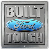 Build Ford Tough Truck Square Blechschild