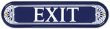 Exit Porcelain Wall Sign