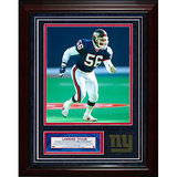 Lawrence Taylor Turf Collage w/ Photograph Framed Memorabilia