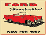 Ford 1957 Thunderbird Car Blechschild