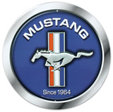 Ford Mustang Logo Since 1964 Round Tin Sign