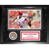 Adam Wainwright Mini Dirt Collage Framed Memorabilia