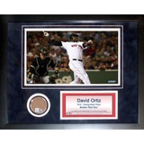 David Ortiz Mini Dirt Collage Framed Memorabilia