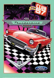 Ford Thunderbird Club 57 Car Tin Sign