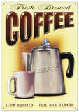 Fresh Brewed Coffee Blechschild