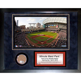 Minute Maid Field Mini Dirt Collage Framed Memorabilia