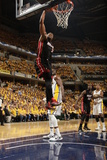 Indianapolis, IN - May 24: Miami Heat and Indiana Pacers - Dwyane Wade Photographic Print by Ron Hoskins