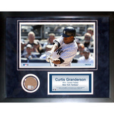 Curtis Granderson Mini Dirt Collage Framed Memorabilia
