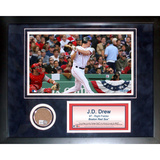 J.D. Drew Mini Dirt Collage Framed Memorabilia