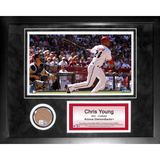 Chris Young Mini Dirt Collage Framed Memorabilia