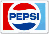 Pepsi Cola Classic 1970 Logo Plaque en métal