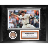 Brian Wilson Mini Dirt Collage Framed Memorabilia