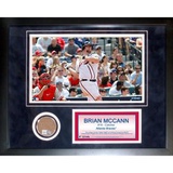 Brian McCann Mini Dirt Collage Framed Memorabilia