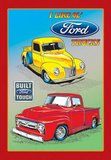 I Like Old Ford Trucks Pickup Tin Sign