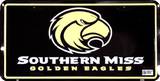 Southern Miss License Plate Tin Sign