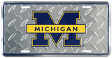 University of Michigan Diamond License Plate Plechová cedule