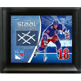 Marc Staal New York Rangers Game Used Net Collage Framed Memorabilia