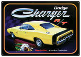 Dodge Charger R/T Car Plaque en métal