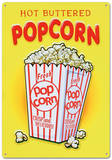Popcorn sucré Plaque en métal