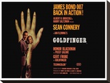 Goldfinger-Hand Stretched Canvas Print