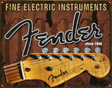 Fender - Fine Electric Instruments Plaque en métal
