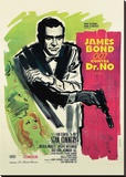 Doctor No-French Stretched Canvas Print