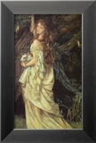 Ophélie et il ne reviendra jamais, 1863-64 Affiche par Arthur Hughes