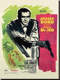 Doctor No-French Stretched Canvas Print