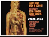 Goldfinger-Projection Reproduction transférée sur toile