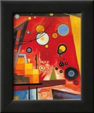 Heavy Red Posters by Wassily Kandinsky