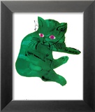 Green Cat, c.1956 Art by Andy Warhol
