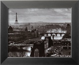La Seine et la ville de Paris, vers 1991 Posters par Peter Turnley