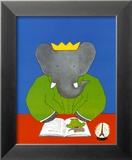 Babar lit Posters par Laurent de Brunhoff