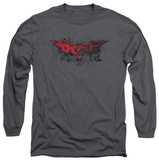 Long Sleeve: The Dark Knight Rises - Fear Logo T-Shirt