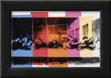 La Cène (détail)|Detail of the Last Supper, vers 1986 Affiches par Andy Warhol