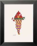 Ice Cream Dessert, c.1959 (Fancy Red) Posters by Andy Warhol