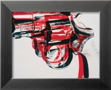 Gun, c.1981-82 (black and red on white) Prints by Andy Warhol