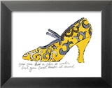 Yellow Pattern Shoe, c.1955 Posters par Andy Warhol