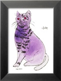 25 Cats Named Sam and One Blue Pussy by Andy Warhol, c.1954 (Purple Sam) Poster par Andy Warhol