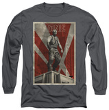 Long Sleeve: The Dark Knight Rises - Bane Rooftop Poster T-Shirt