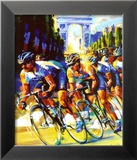 Victory on the Champs-Elysees Affiches par Malcolm Farley
