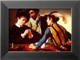 The Cardsharps Posters par Caravaggio 