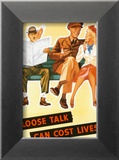 Loose Talk Can Cost Lives Posters by Holmgren 