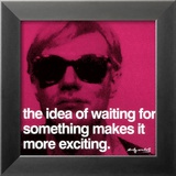 Délicieuse attente Affiches par Andy Warhol