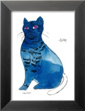 25 Cats Named Sam and One Blue Pussy by Andy Warhol, c.1954 (Blue Sam) Pósters por Andy Warhol 25 Cats Named Sam and One Blue Pussy by Andy Warhol, c.1954 (Blue Sam) Pósters por Andy Warhol